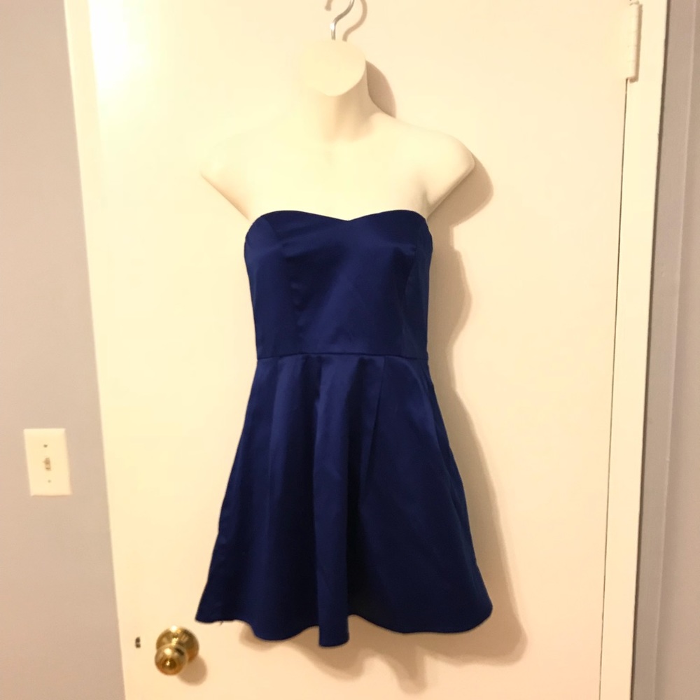 Dark navy mini dress